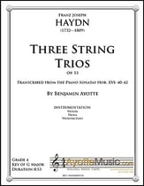 3 String Trios, Op. 53 P.O.D. cover